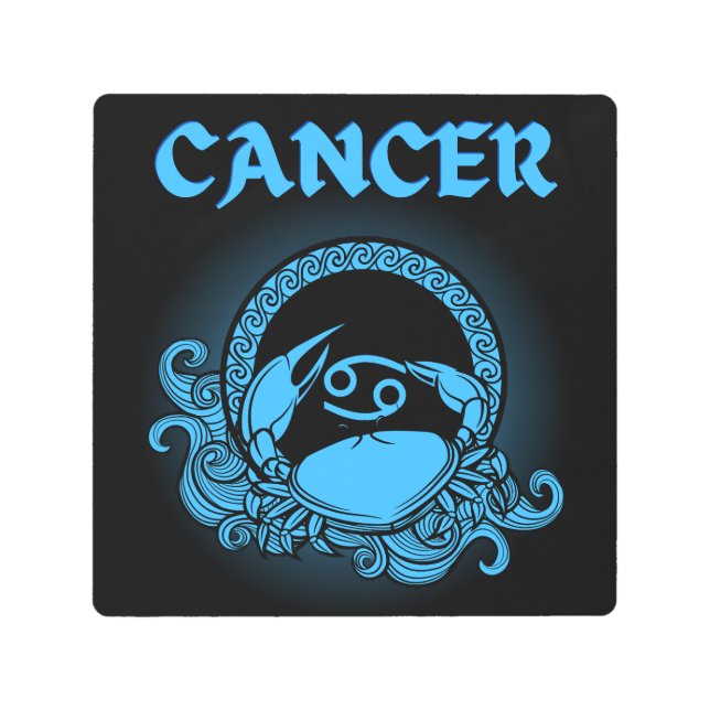 Dark Zodiac - Cancer | Medieval Astrology Art (Front)