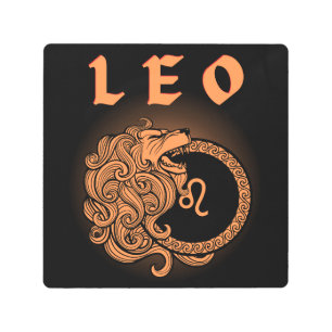 Dark Zodiac - Leo   Medieval Astrology Art
