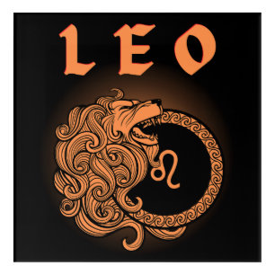 Dark Zodiac - Leo   Medieval Astrology Art