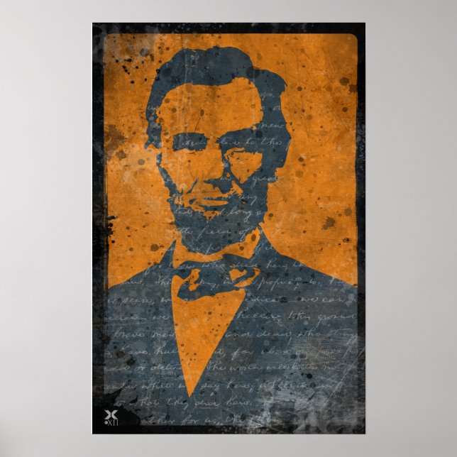 Darkana Style Lincoln Portrait Poster (Front)