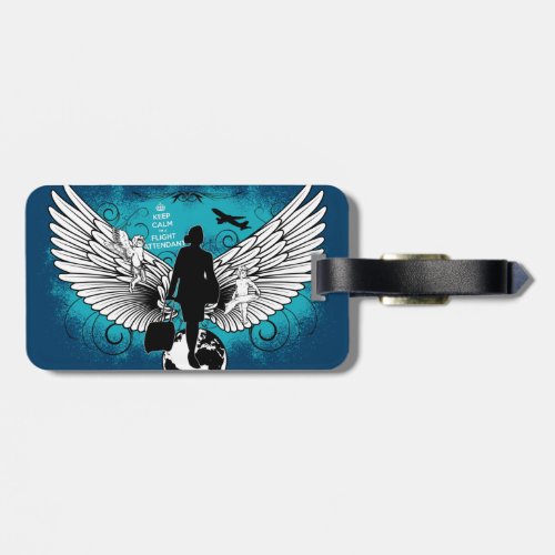 Darkblue classic Kciafa Luggage Tag