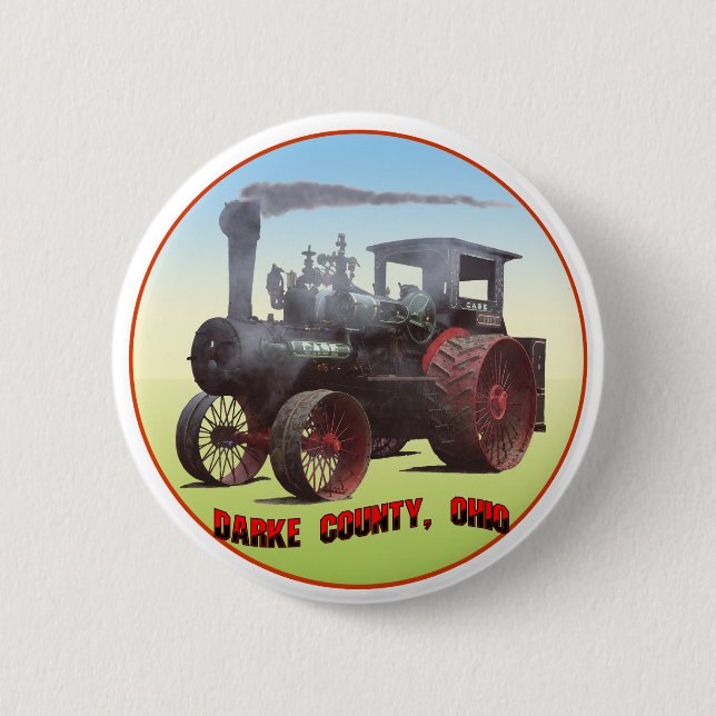Darke County Ohio Pinback Button (Front)