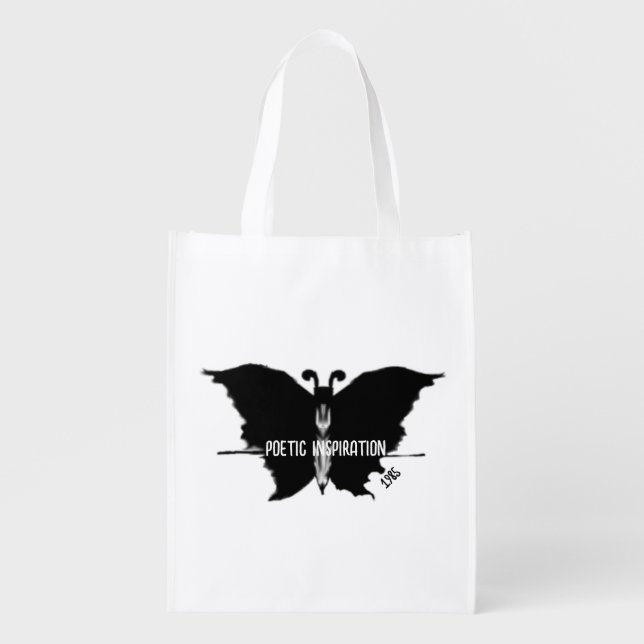 Darkened Beauty Grocery Bag (Front)