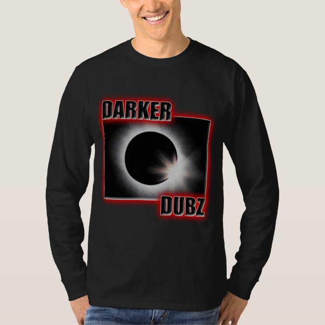 DARKER DUBZ red Dubstep Dub T-Shirt (Front)