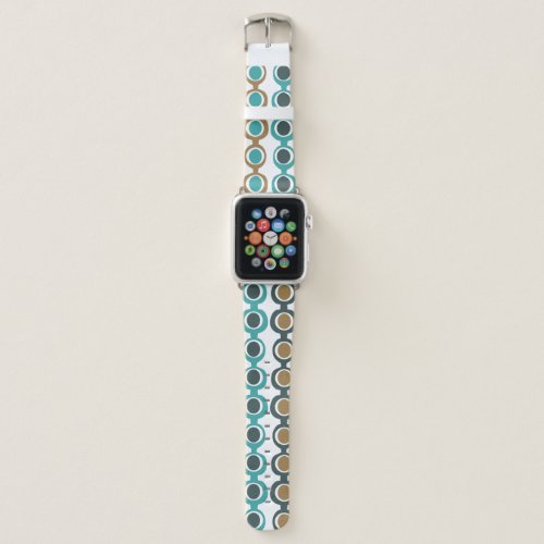 Darker Mid_Century Modern Chain  Apple Watch Band