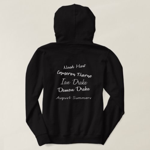 Darkest Days by Athena Wright Hoodie Black