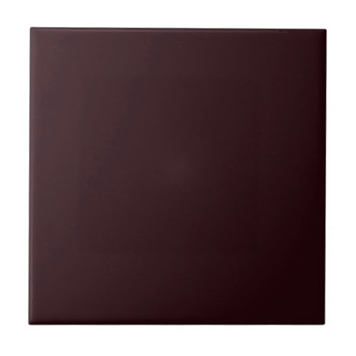 Darkest Grape Magenta __ Dark Pink Solid Color Ceramic Tile