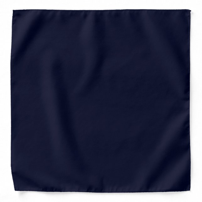 Darkest Navy Blue Bandana (Front)