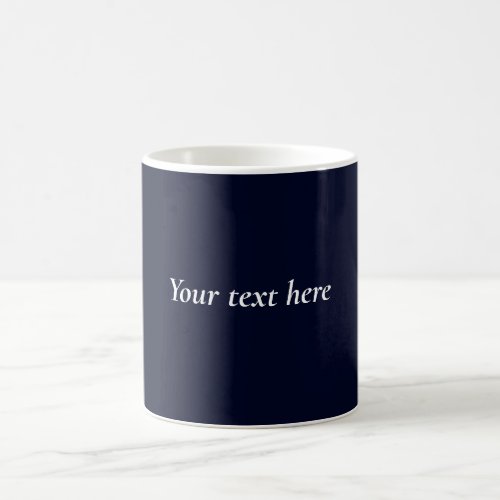 Darkest Navy Blue Coffee Mug