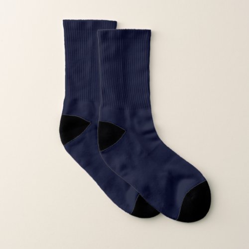 Darkest Navy Blue Socks