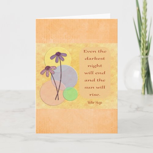 Darkest Night __Inspirational Greeting Card