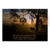 Darkest Paths make you stronger card (Front Horizontal)