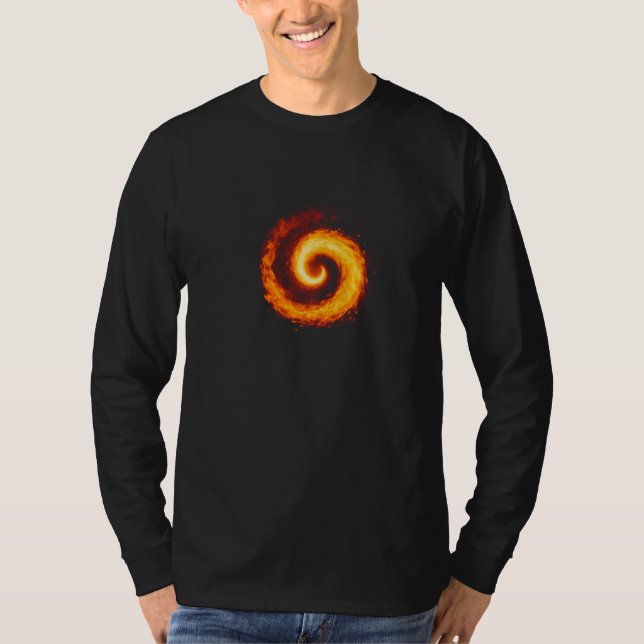 Darkfall Unholy Wars Spiral Basic Long Sleeve T-Shirt (Front)