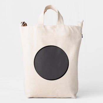 Darkgrey Dot Duck Bag by DotsAndSpots at Zazzle