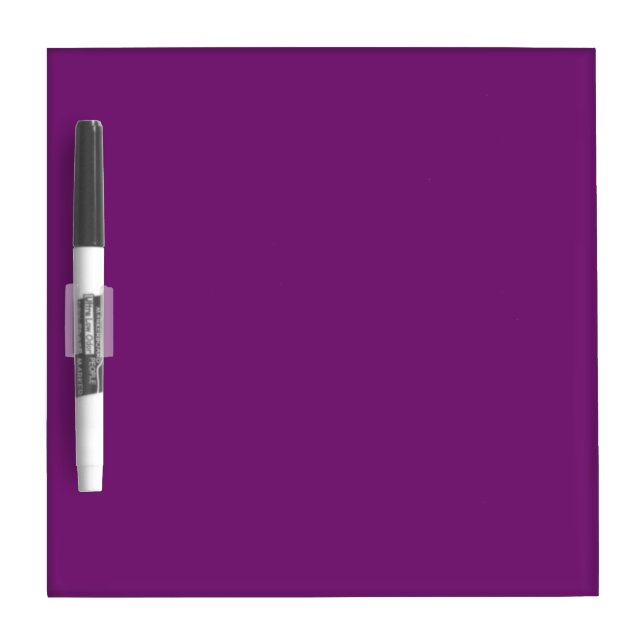 Darkish purple (solid color) dry erase board (Front)