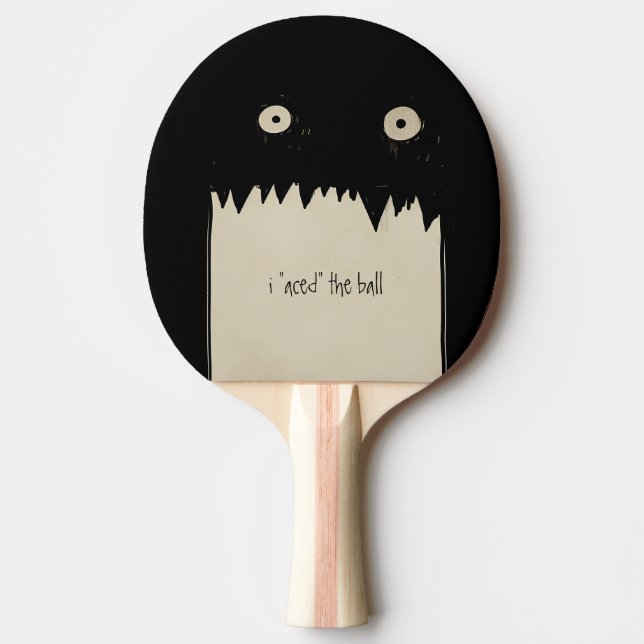 Darknes the Monster Ping Pong Paddle (Front)