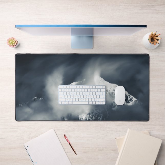 Darkness and chaos over the mountain desk mat (Office 1)