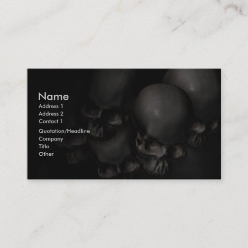 Darkness Falls Business Cards