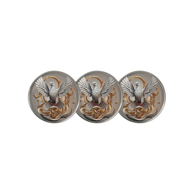 "Darkness Flees Light" Golf Ball Marker (3 Up)