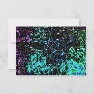 Darkness galaxy blue abstract invitation,Bold art Invitation