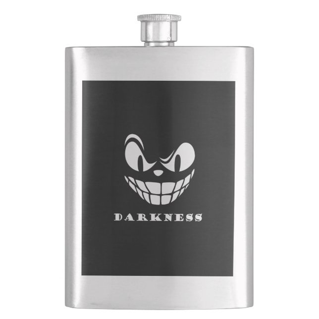 Darkness monster face flask (Front)