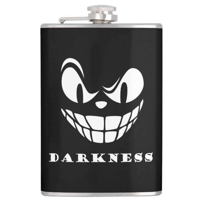 Darkness monster face flask (Front)