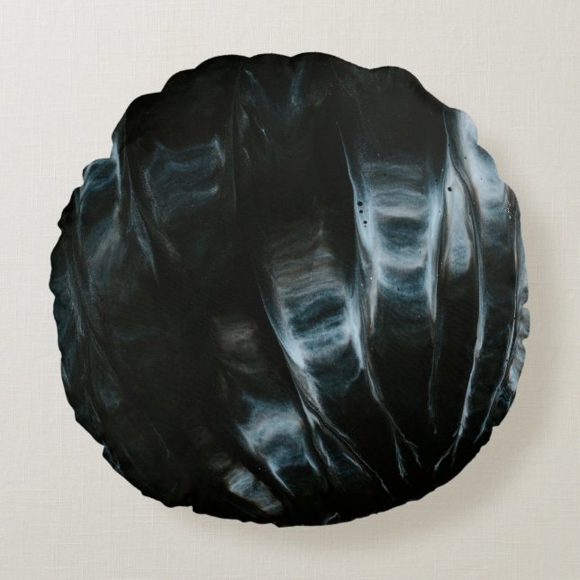 Darkness Round Pillow (Front)