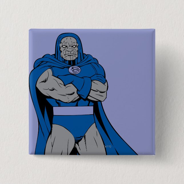 Darkseid Arms Crossed Button (Front)