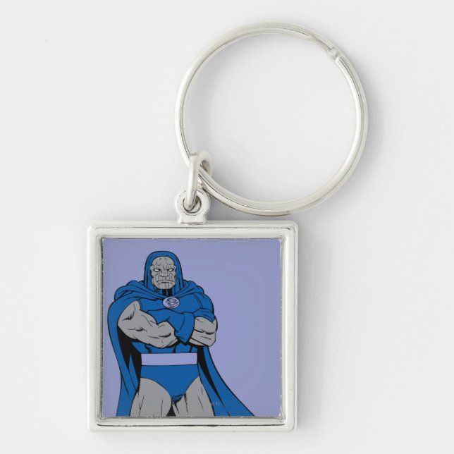 Darkseid Arms Crossed Keychain (Front)