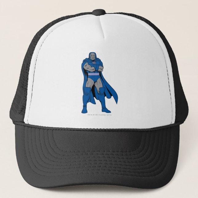 Darkseid Arms Crossed Trucker Hat (Front)