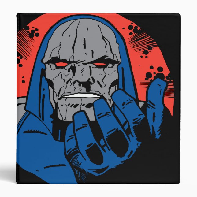 Darkseid  Head Shot 2 3 Ring Binder (Front)