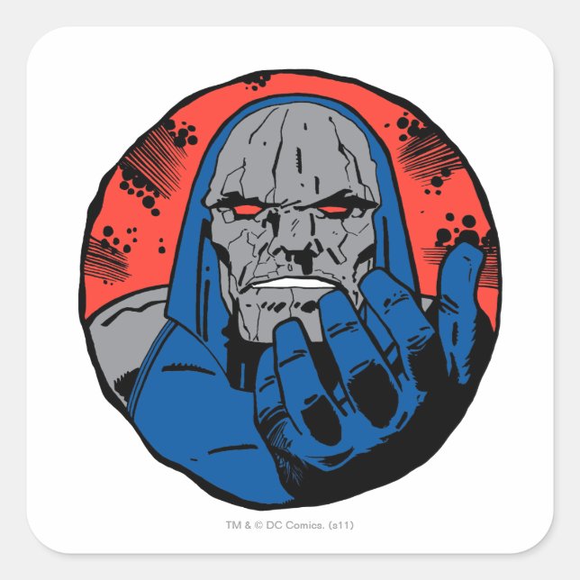Darkseid  Head Shot 2 Square Sticker (Front)