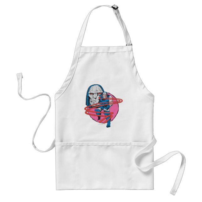 Darkseid Shoots Omega Beams Adult Apron (Front)