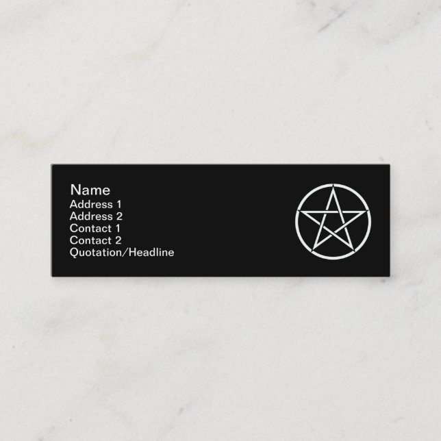 darkwitch mini business card (Front)