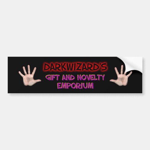 Darkwizard Gift  Novelty Emporium Bumper Sticker