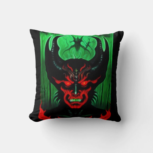 Darkwoods Skinwalker 1 Throw Pillow (Front)