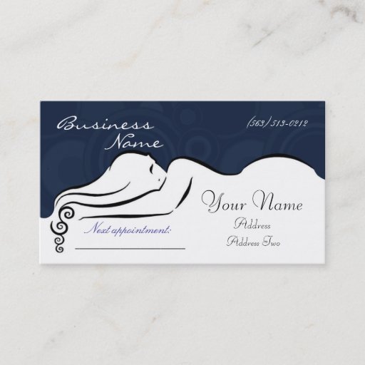 Customizable Darla's  [blue] Business Cards