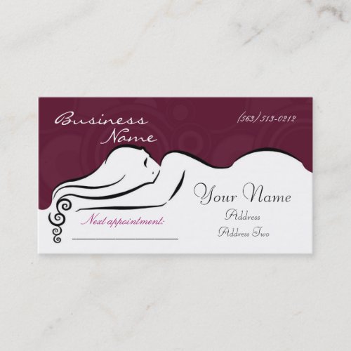 Darla's  [fuscia] Business Cards