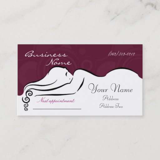 Customizable Darla's  [fuscia] Business Cards