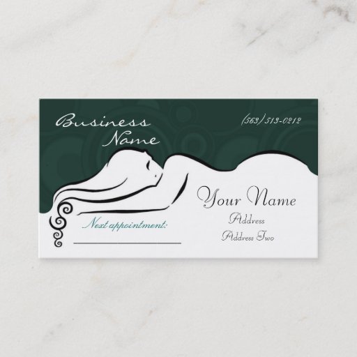 Customizable Darla's [green] Business Cards