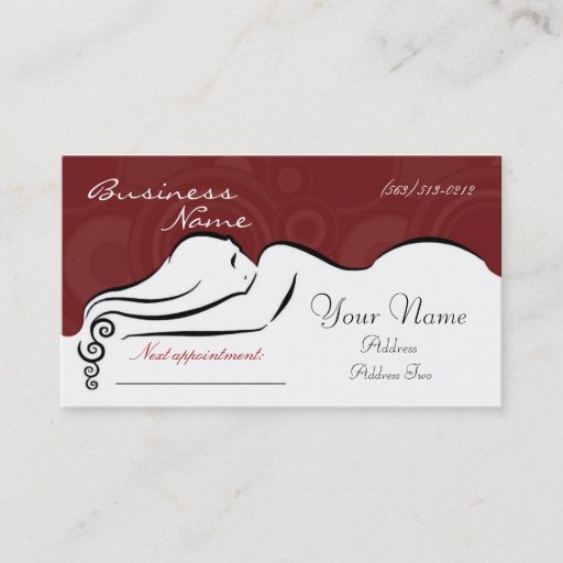 Customizable Darla's [red] Business Cards