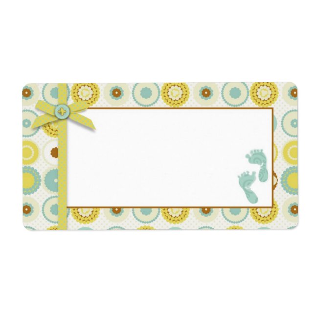 Darling Baby Toes Name Tag (Front)