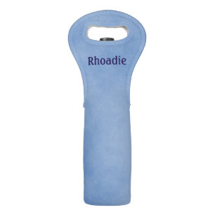 Darling Blue Parchment Wine Bag