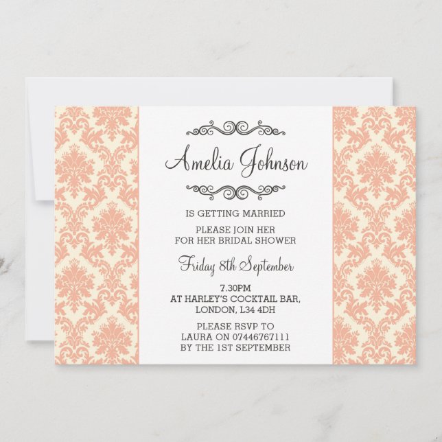 Darling Bridal Shower Invitation (Front)