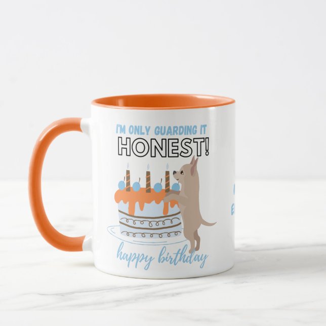 Darling Chihuahua Dog Funny MOM or Dads Birthday Mug (Left)