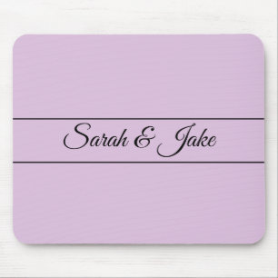 Darling Couple Lavender Mouse Pad
