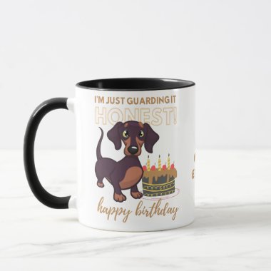Darling Dachshund Dog Funny MOM or Dads Birthday Mug