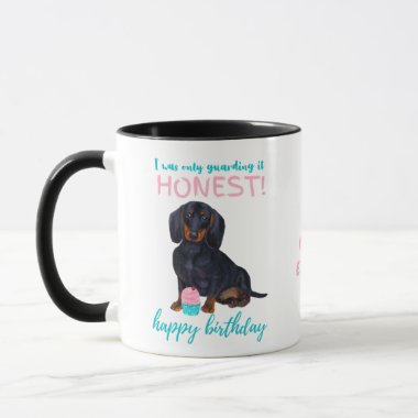 Darling Dachshund Dog Funny MOM or Dads Birthday Mug