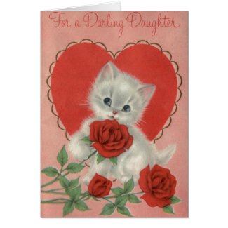 Darling Daughter Valentine&#39;s Greeting Card