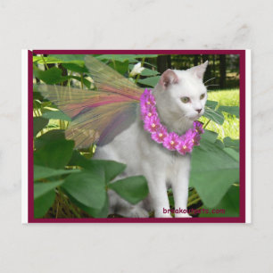 Darling Fairy Cat Postcard